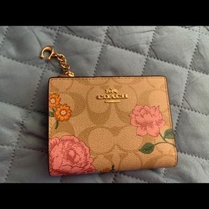 Coach Prairie Rose small snap wallet